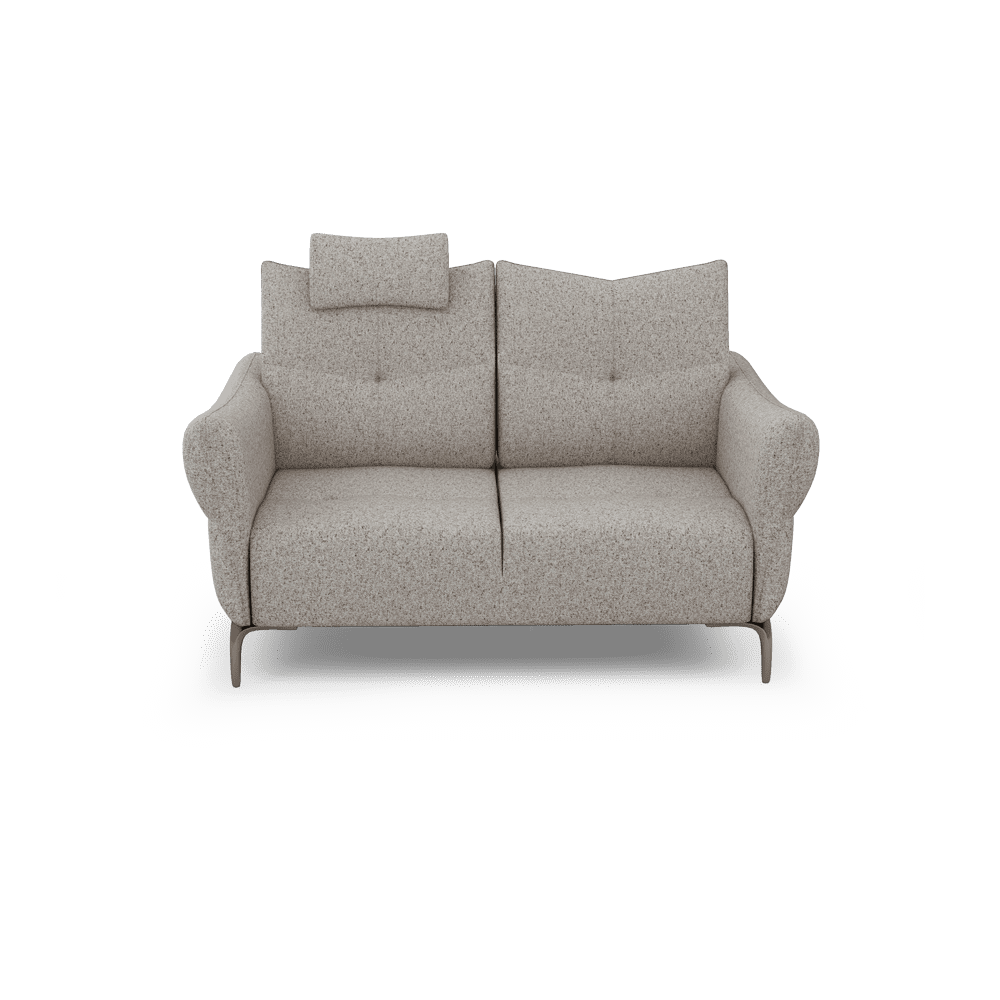 AFFING – Modular Push-Back Fabric / Leather Sofa (3-seater)