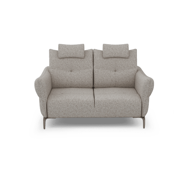 AFFING – Modular Push-Back Fabric / Leather Sofa (2-seater)