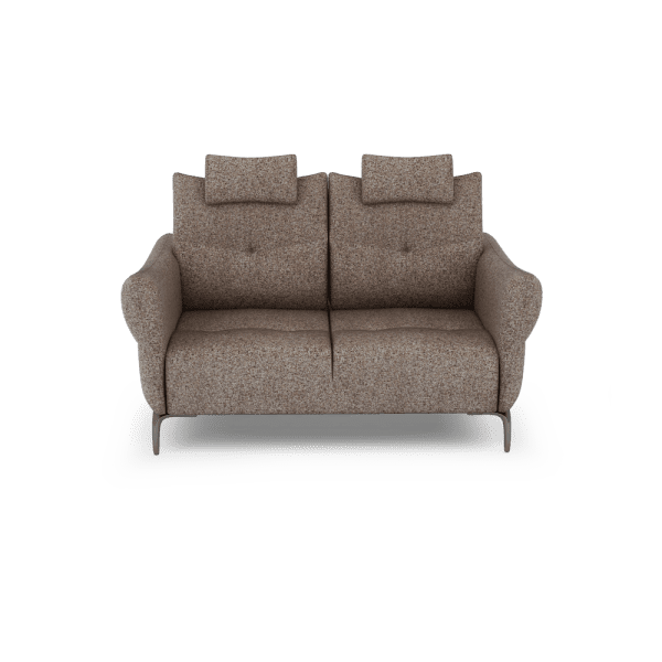 AFFING – Modular Push-Back Fabric / Leather Sofa (2-seater)