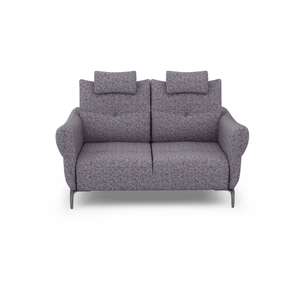 AFFING – Modular Push-Back Fabric / Leather Sofa (2-seater)