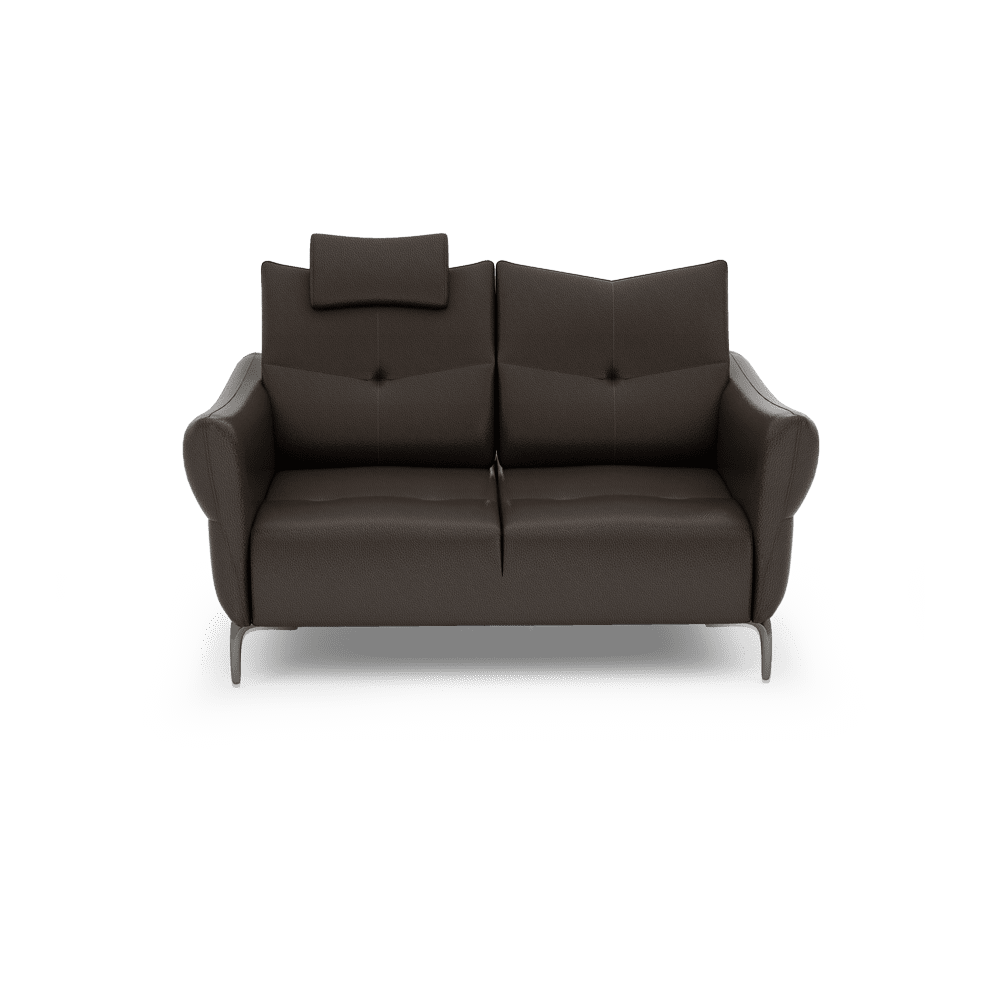 AFFING – Modular Push-Back Fabric / Leather Sofa (3-seater)