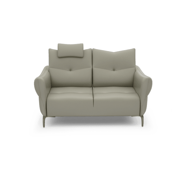 AFFING – Modular Push-Back Fabric / Leather Sofa (2-seater)