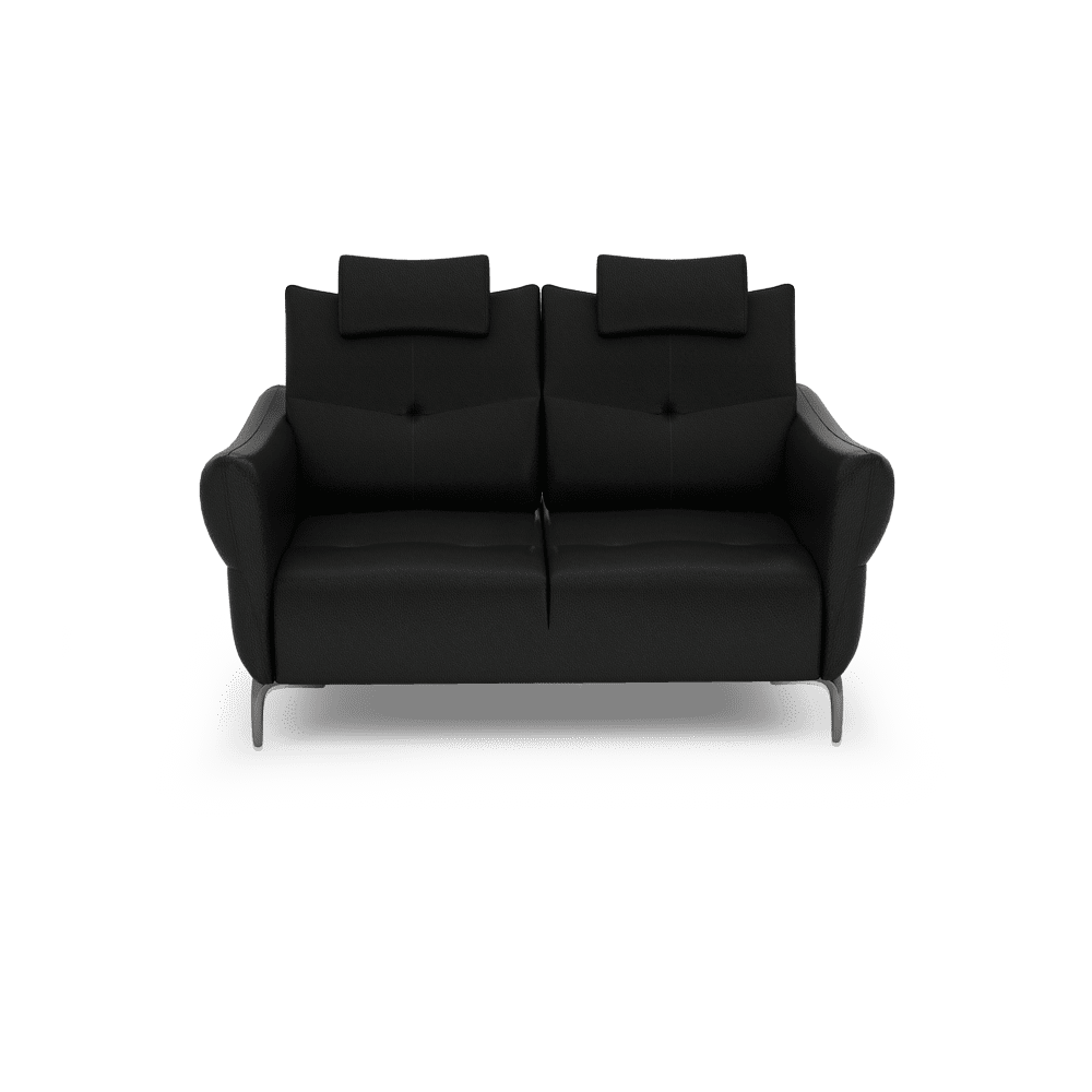 AFFING – Modular Push-Back Fabric / Leather Sofa (2-seater)
