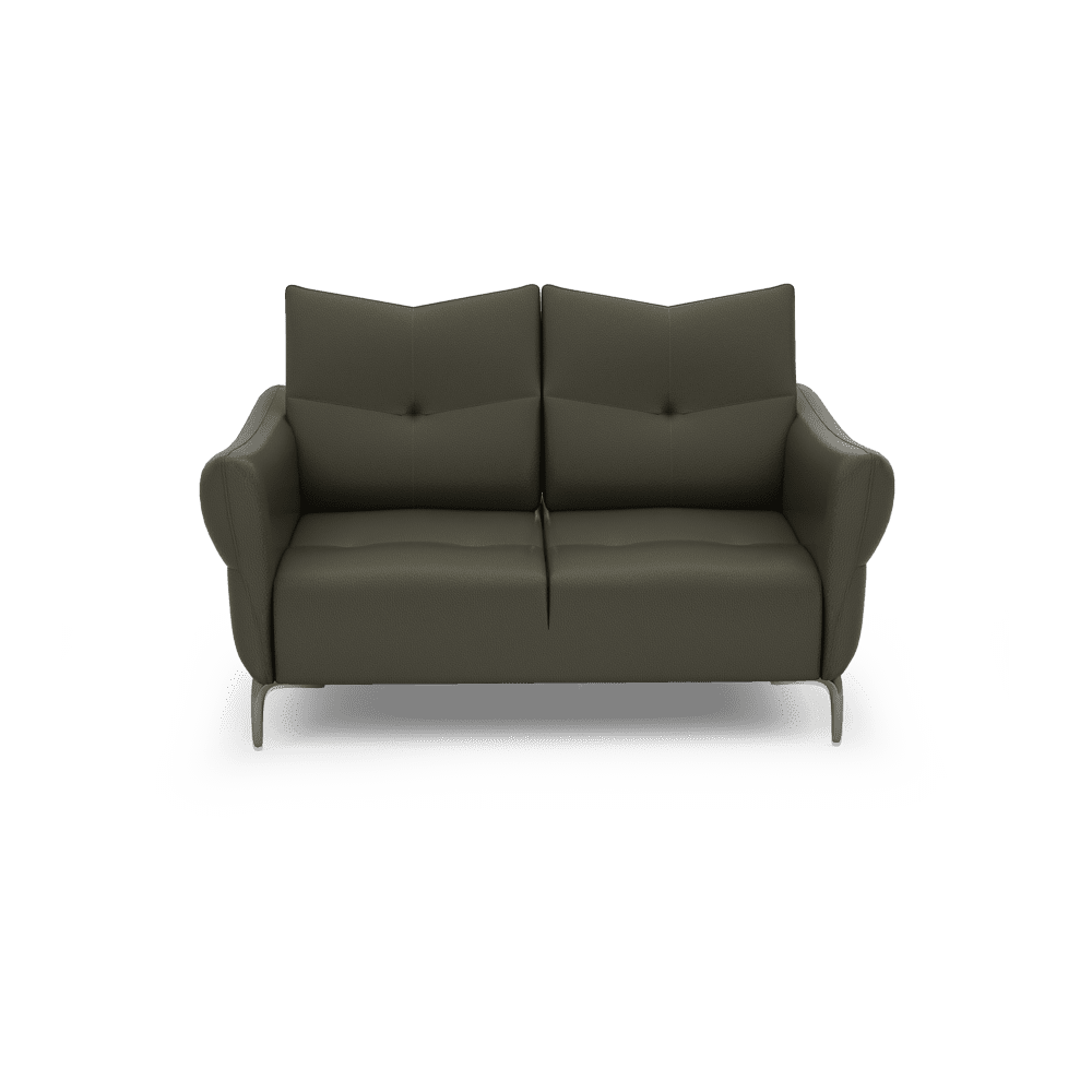 AFFING – Modular Push-Back Fabric / Leather Sofa (3-seater)