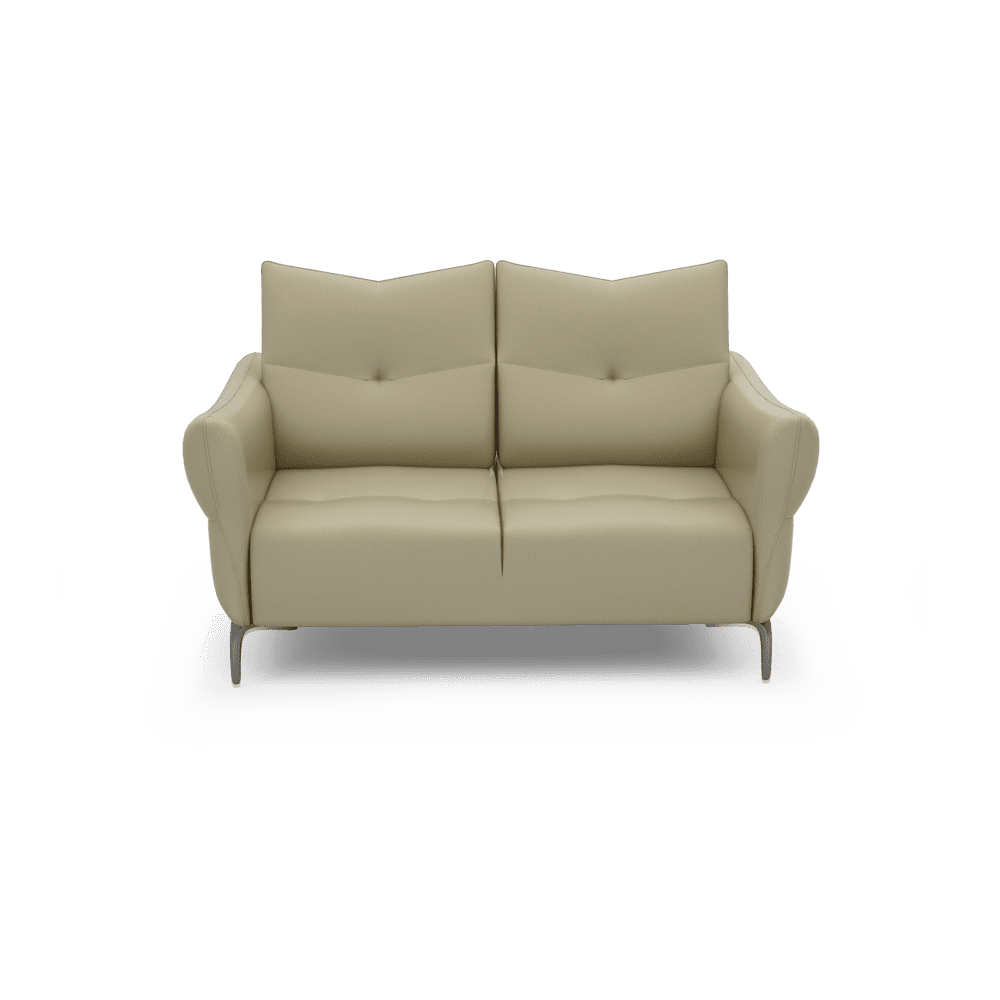 AFFING – Modular Push-Back Fabric / Leather Sofa (3-seater)