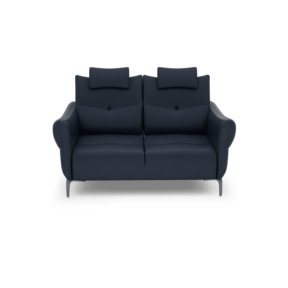 AFFING – Modular Push-Back Fabric / Leather Sofa (2-seater)