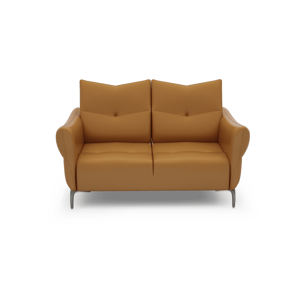 AFFING – Modular Push-Back Fabric / Leather Sofa (3-seater)