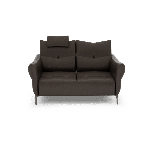 AFFING – Modular Push-Back Fabric / Leather Sofa (2-seater)