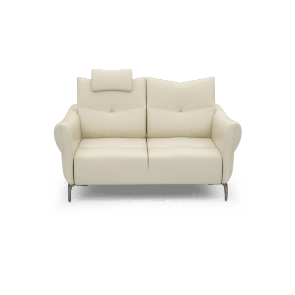 AFFING – Modular Push-Back Fabric / Leather Sofa (2-seater)
