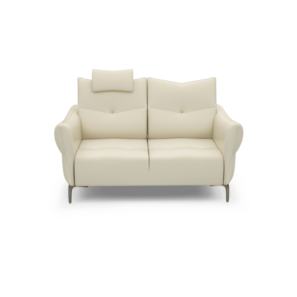 AFFING – Modular Push-Back Fabric / Leather Sofa (3-seater)