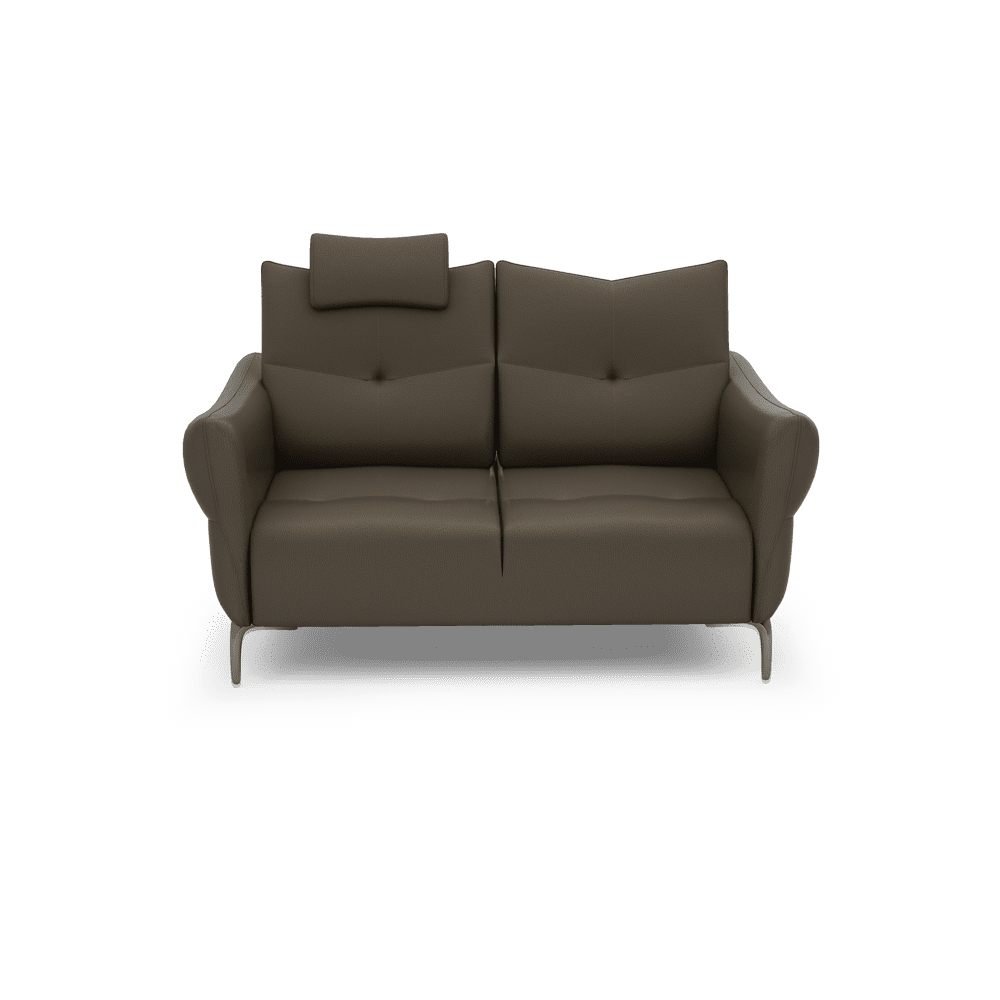 AFFING – Modular Push-Back Fabric / Leather Sofa (3-seater)