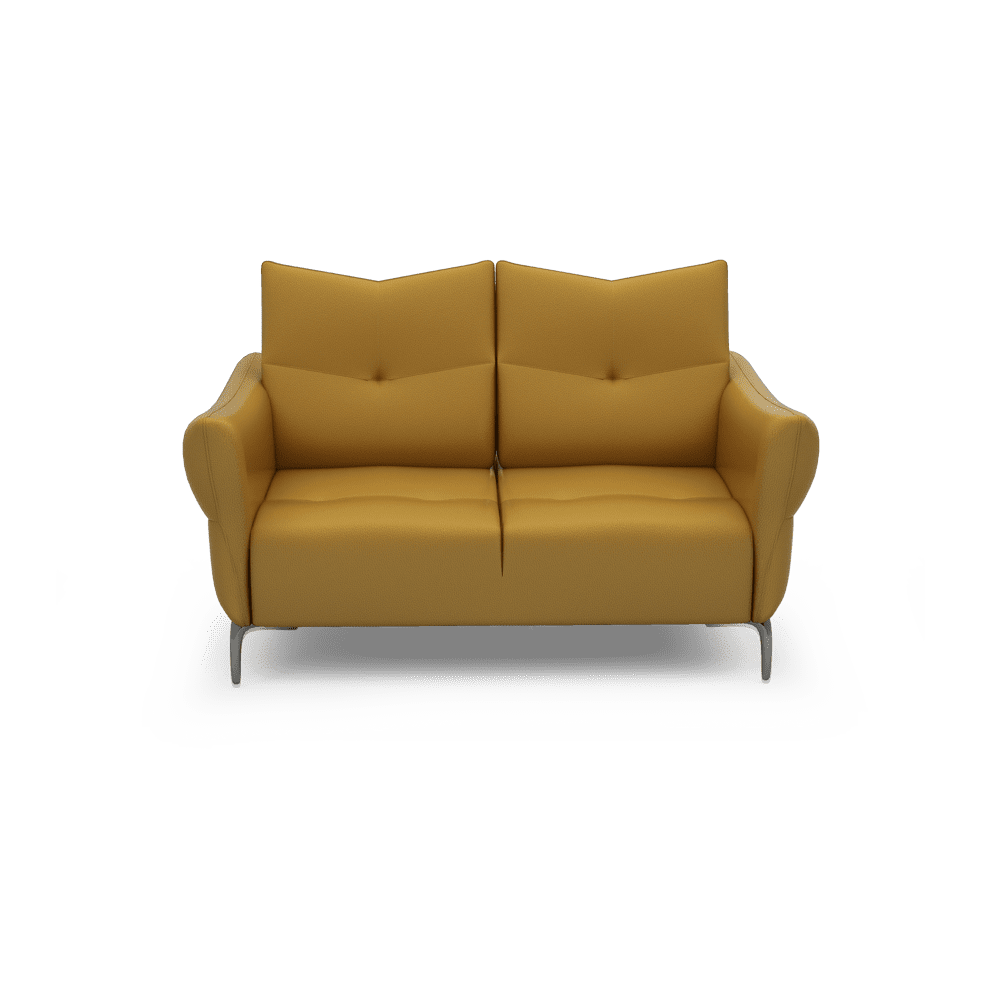 AFFING – Modular Push-Back Fabric / Leather Sofa (3-seater)