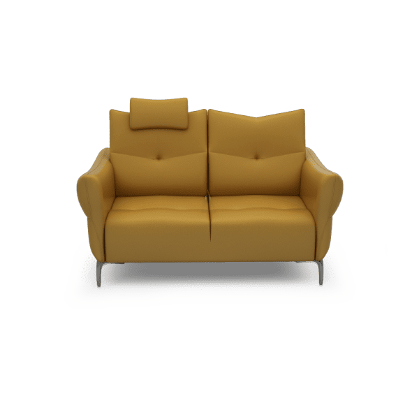 AFFING – Modular Push-Back Fabric / Leather Sofa (2-seater)