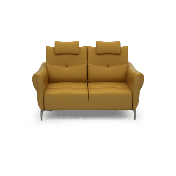 AFFING – Modular Push-Back Fabric / Leather Sofa (2-seater)