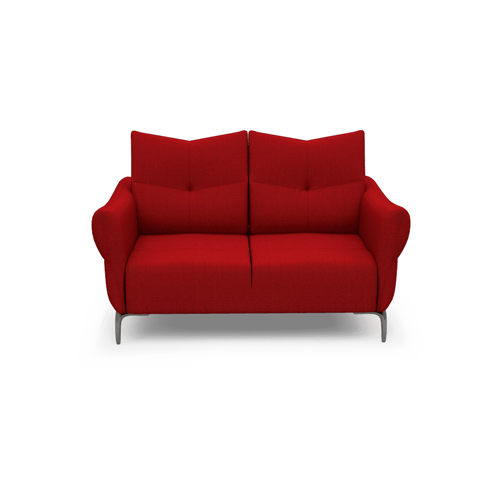 AFFING – Modular Push-Back Fabric / Leather Sofa (3-seater)