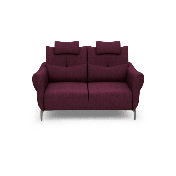AFFING – Modular Push-Back Fabric / Leather Sofa (2-seater)
