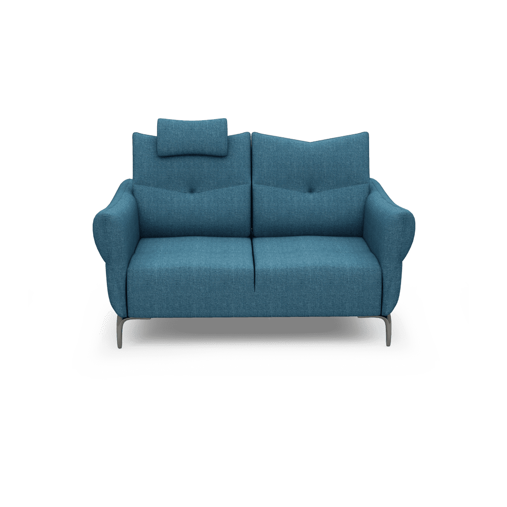 AFFING – Modular Push-Back Fabric / Leather Sofa (3-seater)