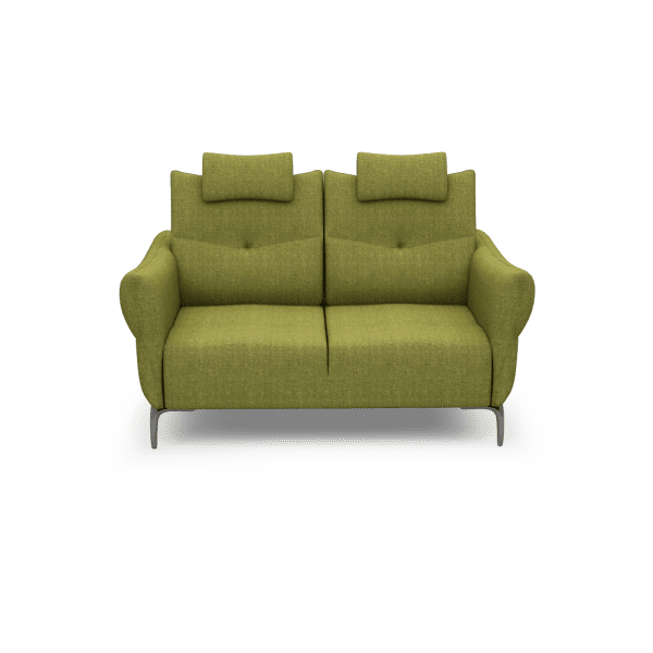 AFFING – Modular Push-Back Fabric / Leather Sofa (2-seater)