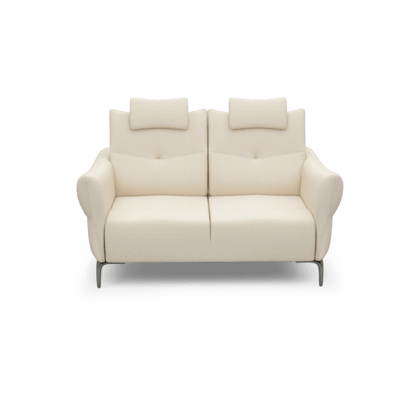 AFFING – Modular Push-Back Fabric / Leather Sofa (2-seater)