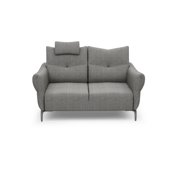 AFFING – Modular Push-Back Fabric / Leather Sofa (2-seater)