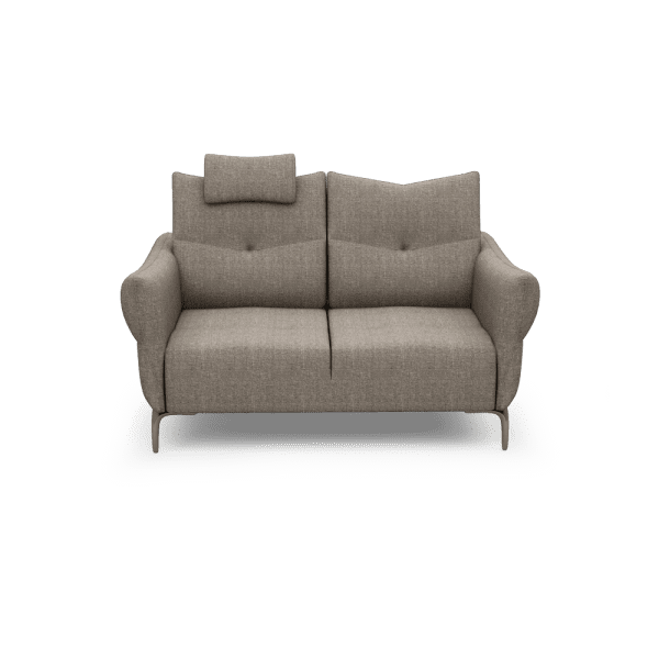 AFFING – Modular Push-Back Fabric / Leather Sofa (2-seater)