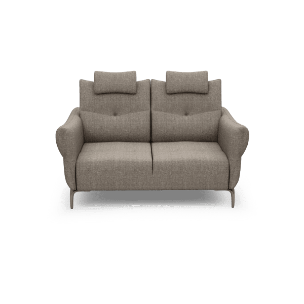 AFFING – Modular Push-Back Fabric / Leather Sofa (2-seater)