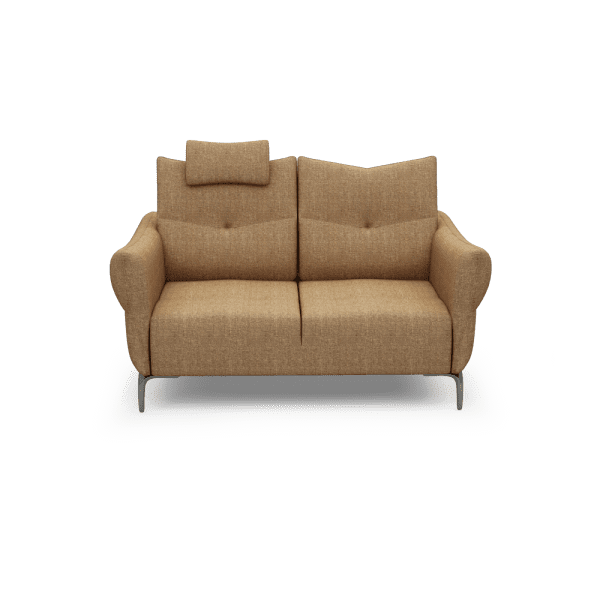 AFFING – Modular Push-Back Fabric / Leather Sofa (2-seater)