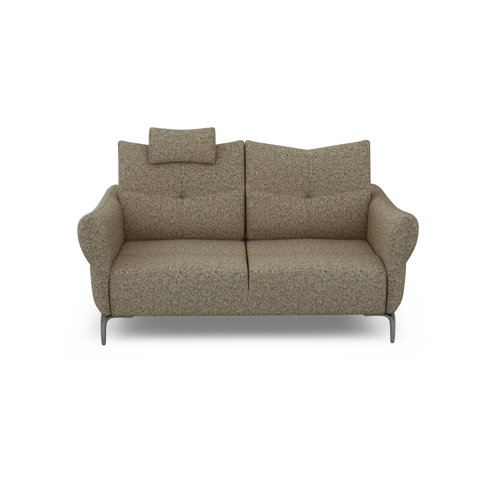 AFFING – Modular Push-Back Fabric / Leather Sofa (3-seater)