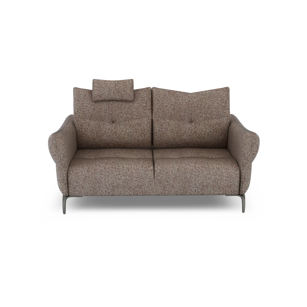 AFFING – Modular Push-Back Fabric / Leather Sofa (3-seater)