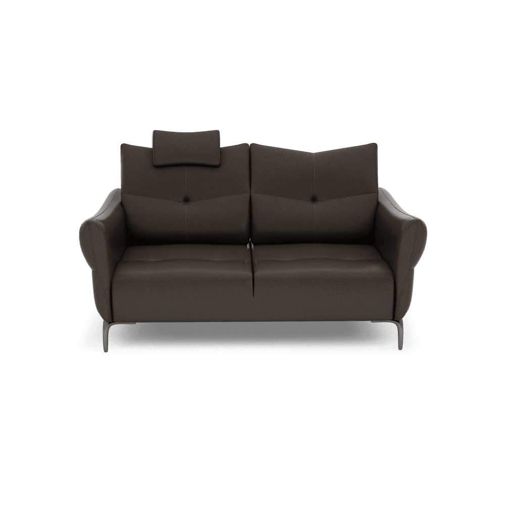 AFFING – Modular Push-Back Fabric / Leather Sofa (3-seater)