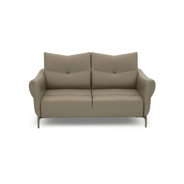 AFFING – Modular Push-Back Fabric / Leather Sofa (3-seater)