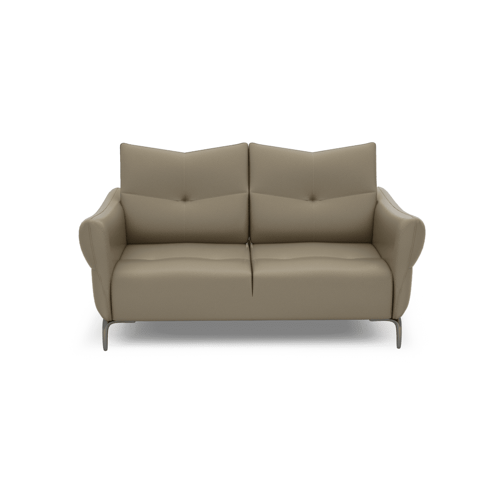 AFFING – Modular Push-Back Fabric / Leather Sofa (3-seater)