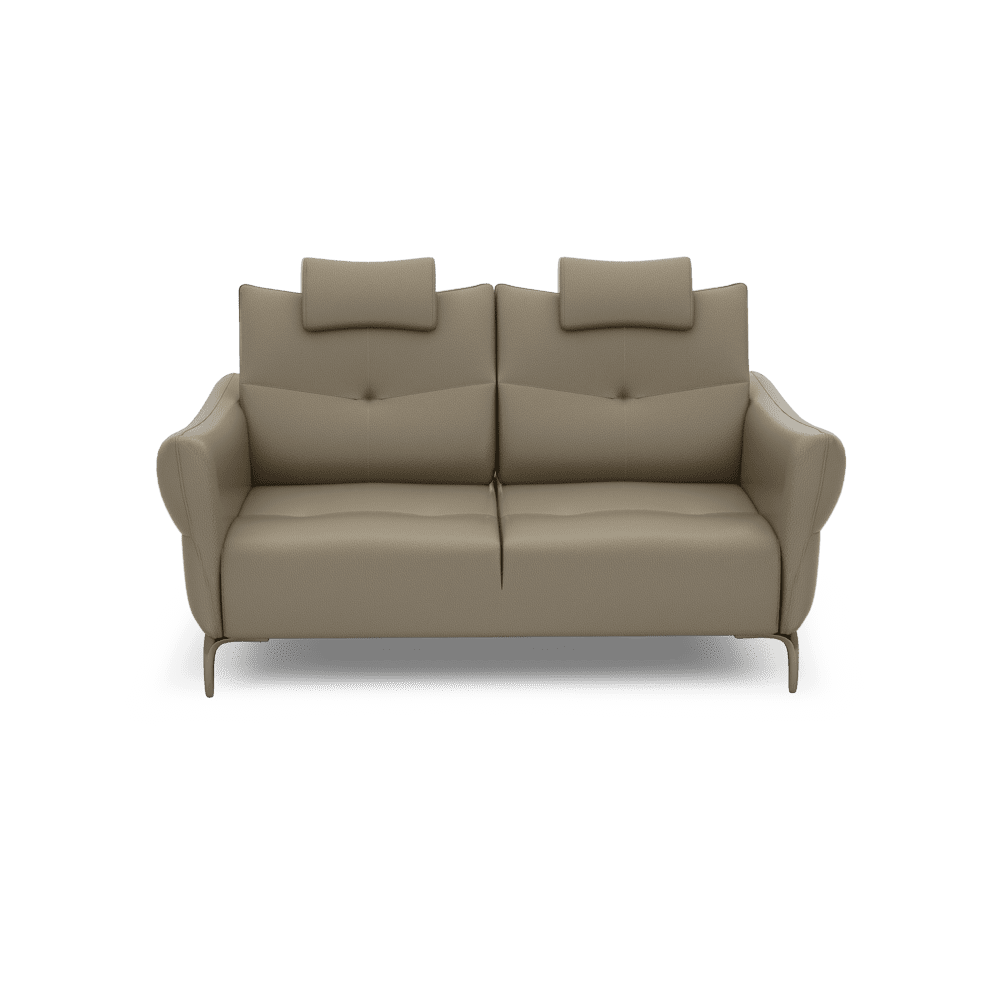 AFFING – Modular Push-Back Fabric / Leather Sofa (3-seater)
