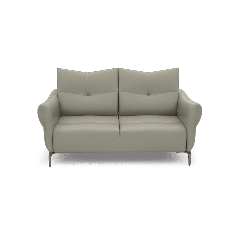 AFFING – Modular Push-Back Fabric / Leather Sofa (3-seater)