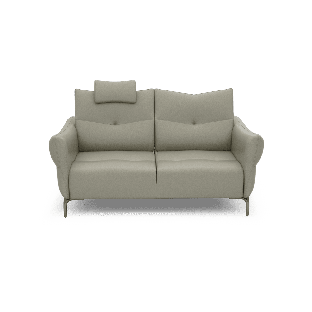 AFFING – Modular Push-Back Fabric / Leather Sofa (3-seater)