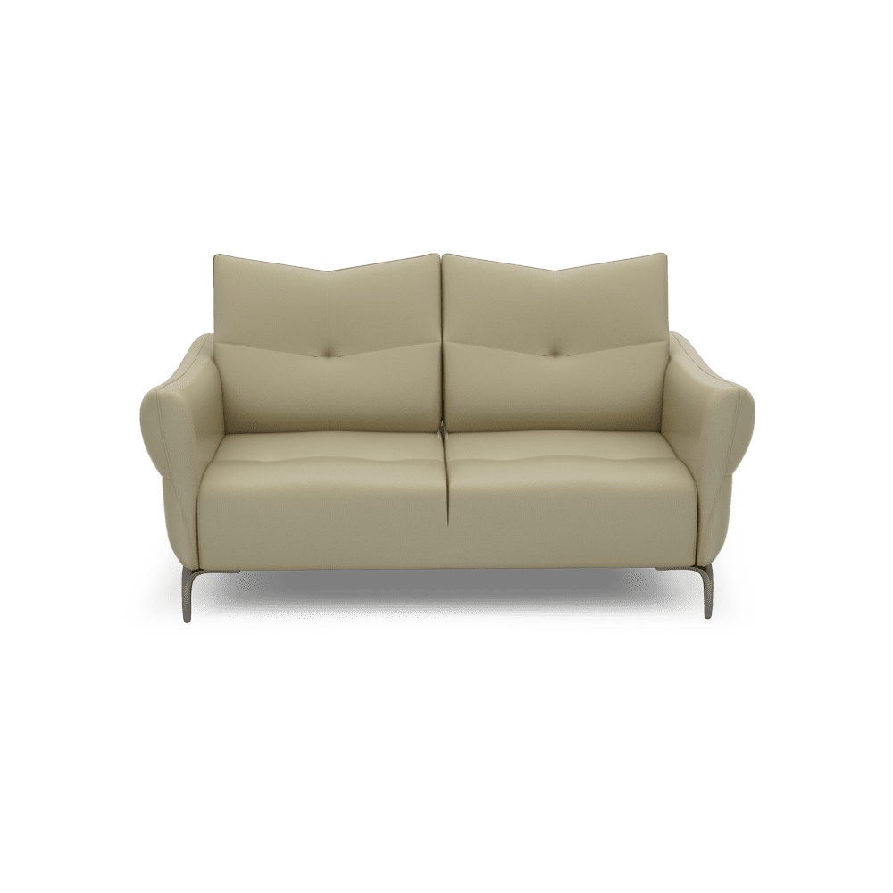 AFFING – Modular Push-Back Fabric / Leather Sofa (3-seater)