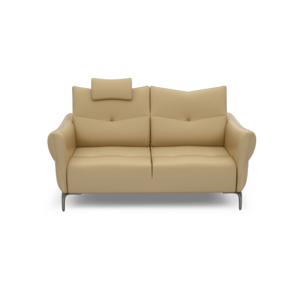 AFFING – Modular Push-Back Fabric / Leather Sofa (3-seater)