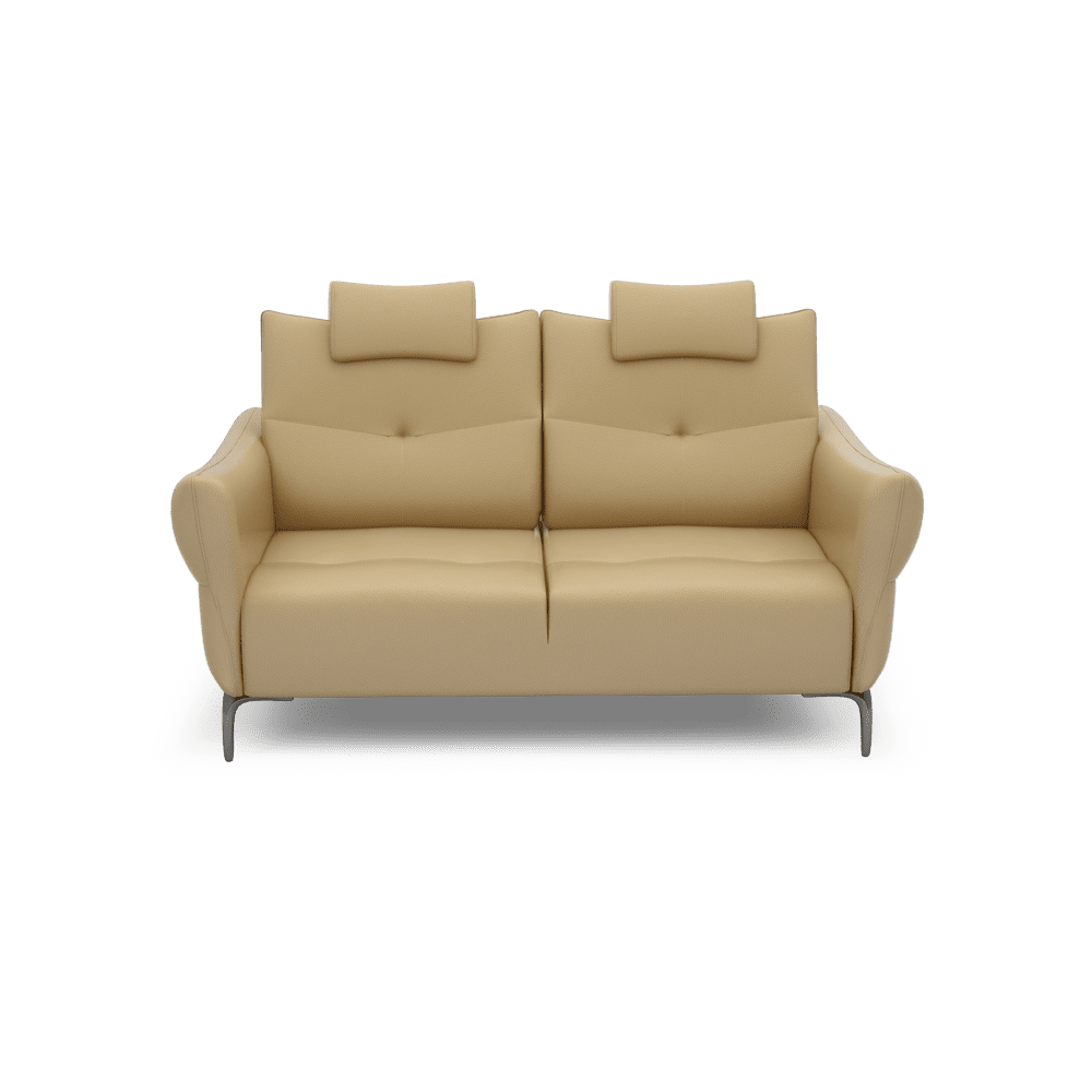 AFFING – Modular Push-Back Fabric / Leather Sofa (3-seater)