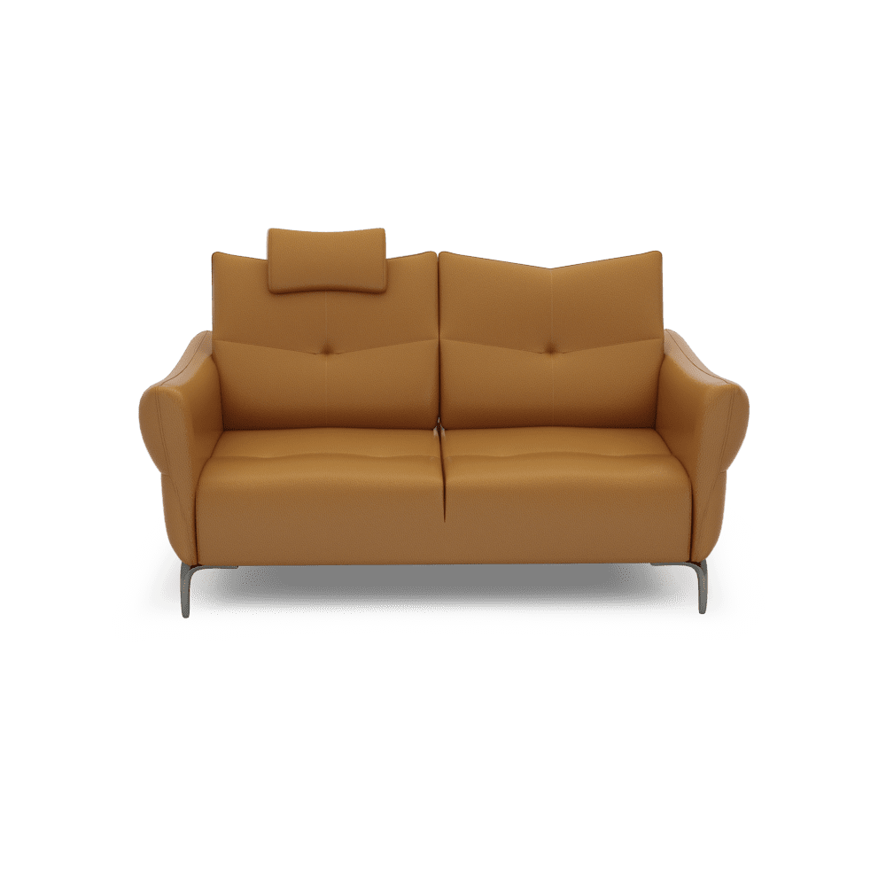 AFFING – Modular Push-Back Fabric / Leather Sofa (3-seater)