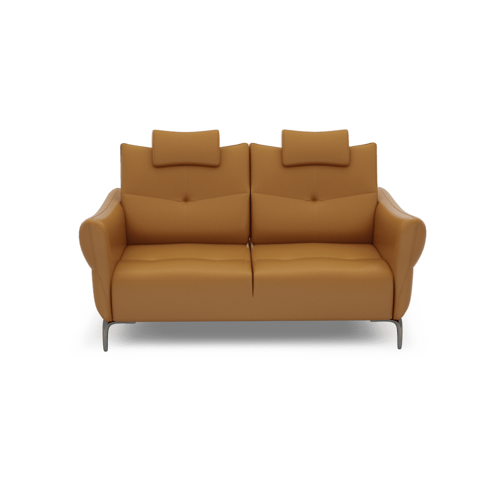 AFFING – Modular Push-Back Fabric / Leather Sofa (3-seater)