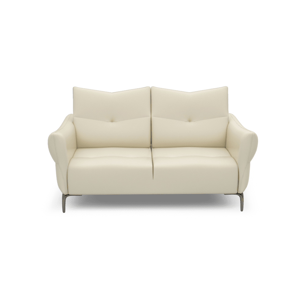 AFFING – Modular Push-Back Fabric / Leather Sofa (3-seater)