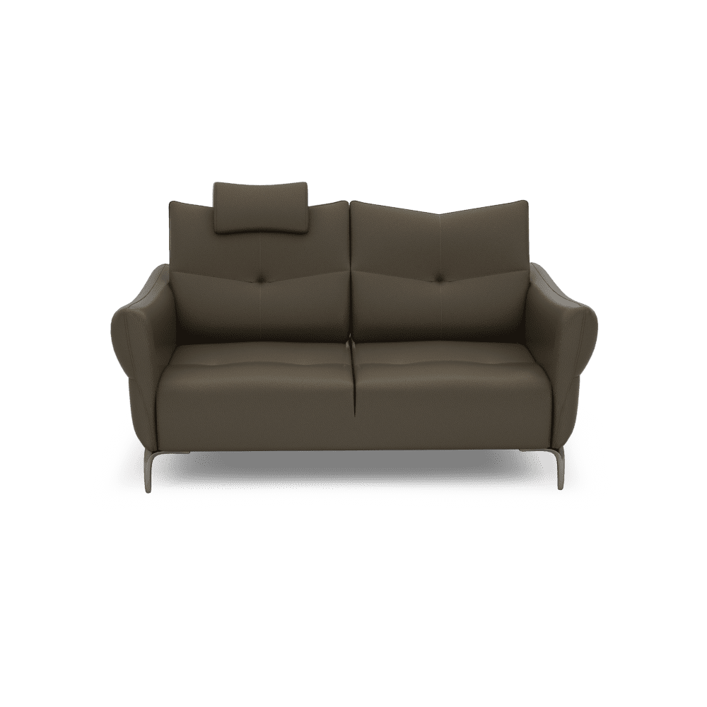AFFING – Modular Push-Back Fabric / Leather Sofa (3-seater)