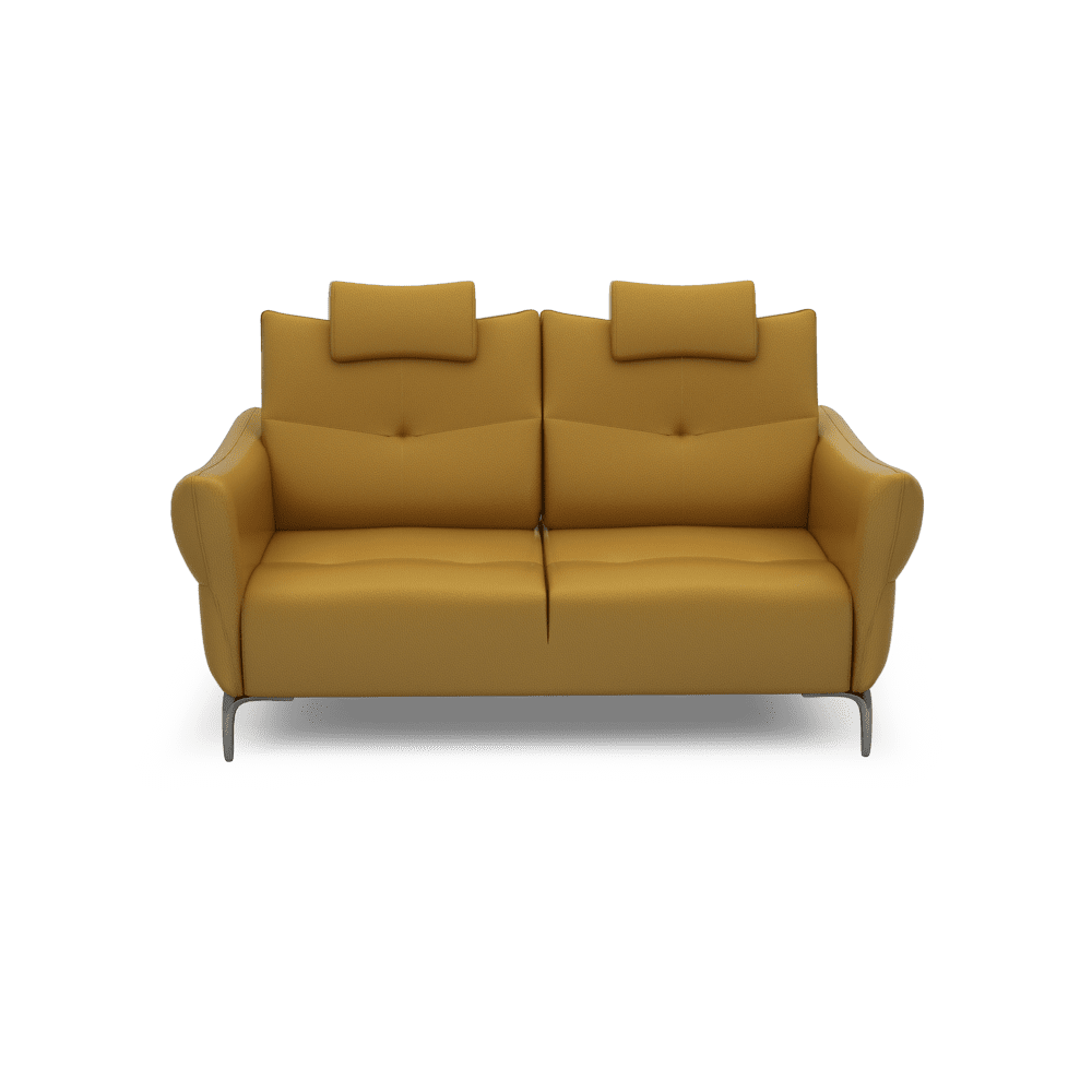 AFFING – Modular Push-Back Fabric / Leather Sofa (3-seater)