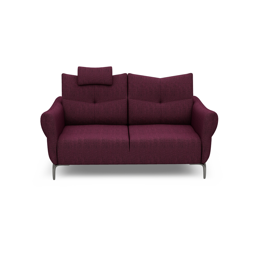 AFFING – Modular Push-Back Fabric / Leather Sofa (3-seater)