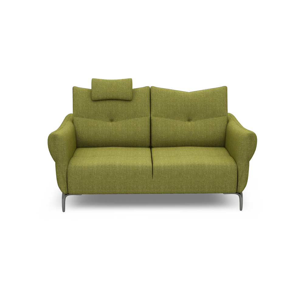 AFFING – Modular Push-Back Fabric / Leather Sofa (3-seater)
