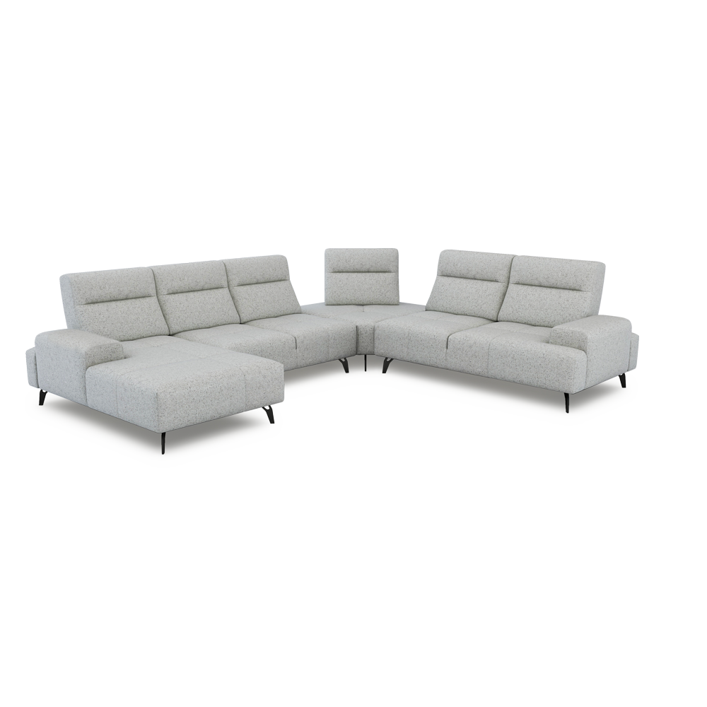 CERVIA – Modular Push-Back Sofa (Corner)