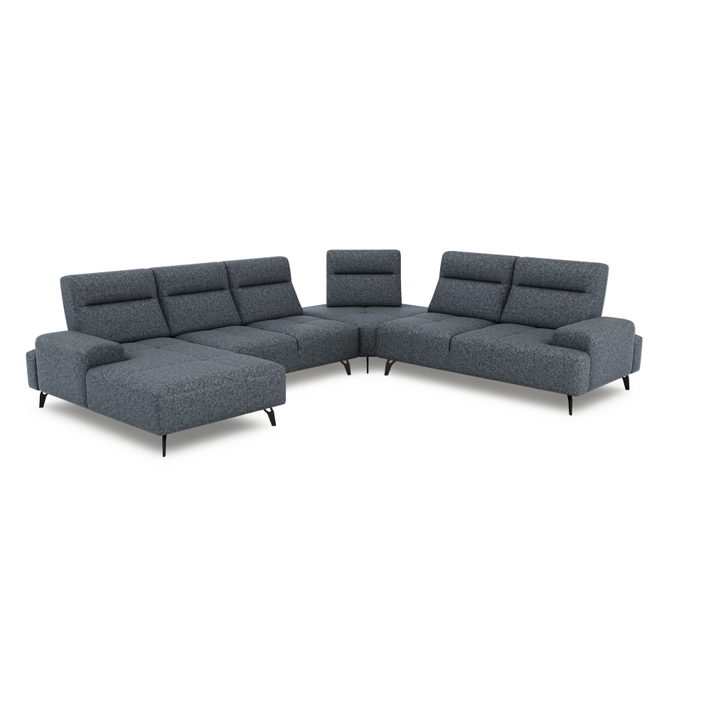 CERVIA – Modular Push-Back Sofa (Corner)