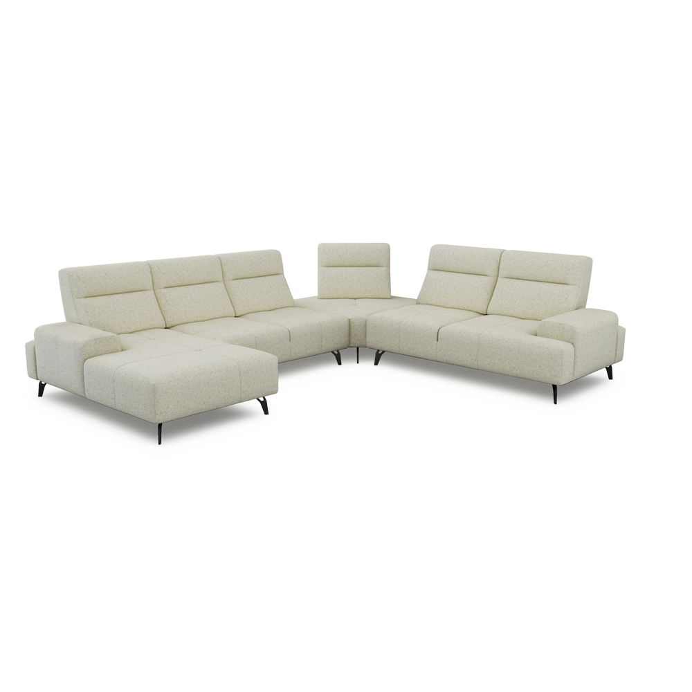 CERVIA – Modular Push-Back Sofa (Corner)