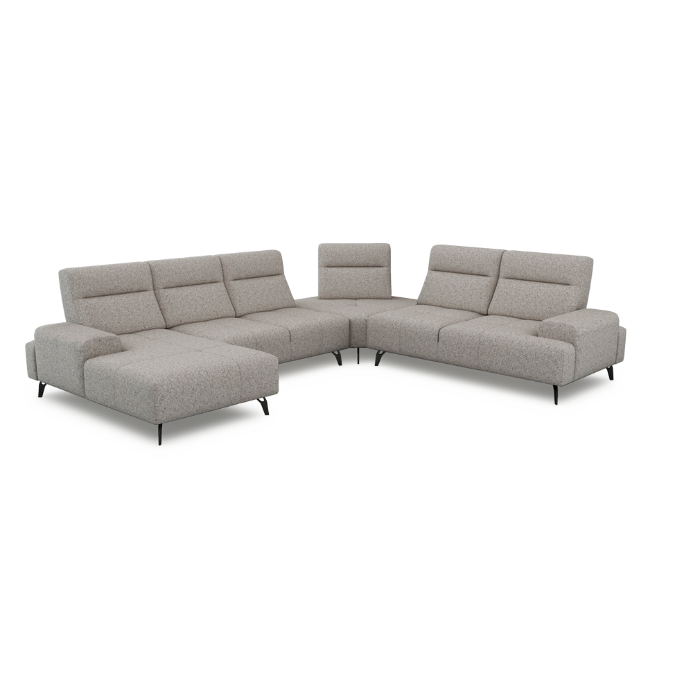 CERVIA – Modular Push-Back Sofa (Corner)