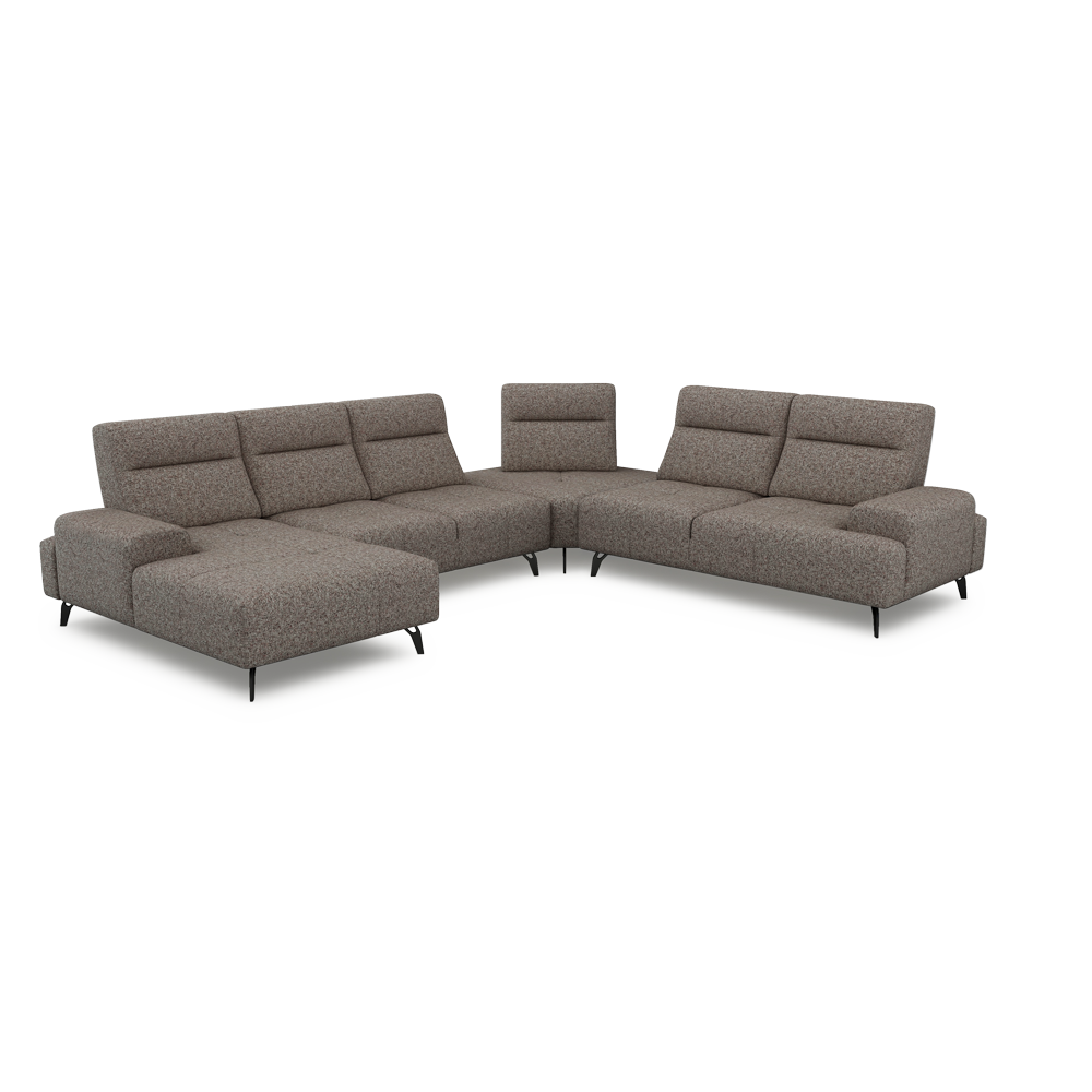 CERVIA – Modular Push-Back Sofa (Corner)